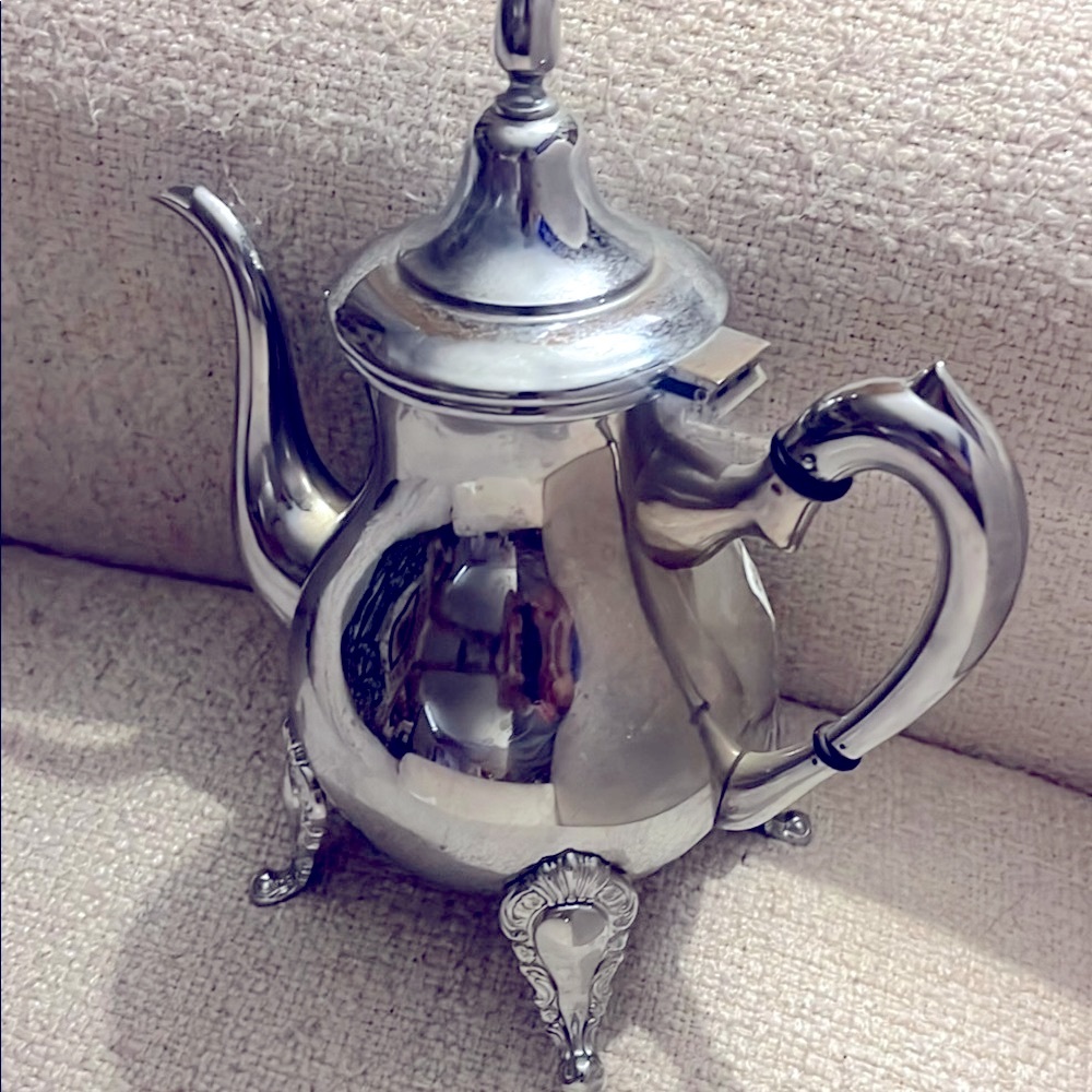 Elegant Silver Teapot